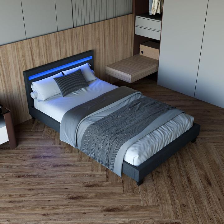 Actual product image Juskys Verona upholstered bed (120 x 200 cm)