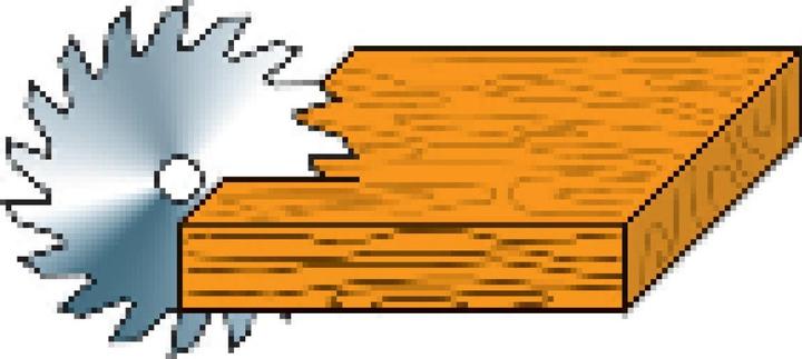 Image du produit Holzkraft Lame de scie circulaire à denture plate pour le découpage KSB-ZF 350/16