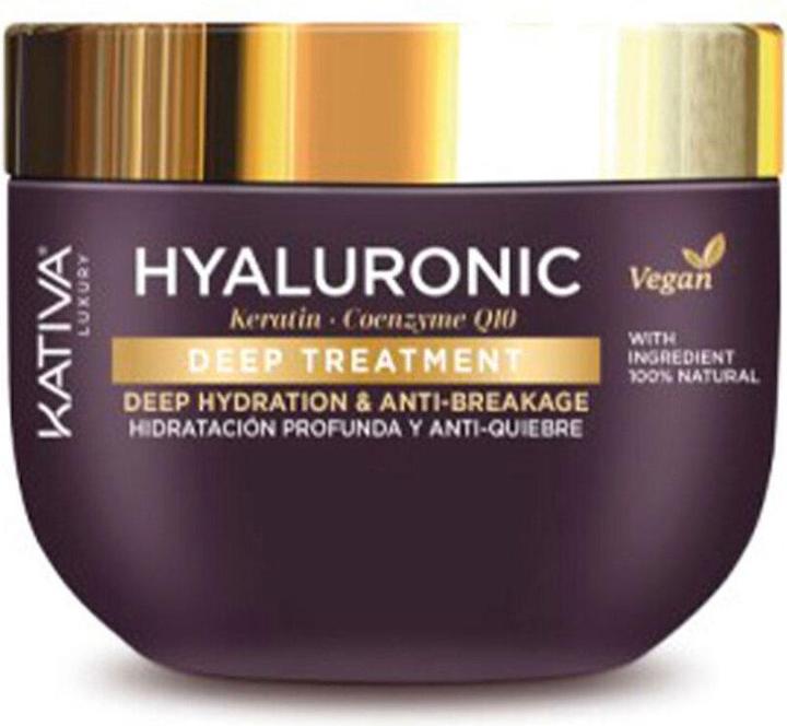 Actual product image Kativa Hyaluronic Keratin And Coenzyme Q10 Deep Treatment 300ml (300 ml, Liquid shampoo)