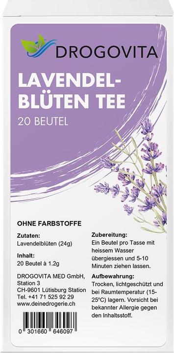 Actual product image Drogovita Lavender tea (82 g)