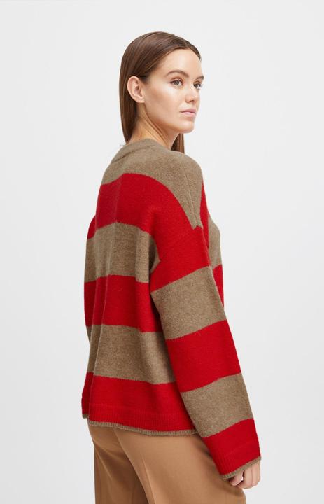 Actual product image B.young BYOMARTHA STRIPE JUMPER - 20813889 (L)