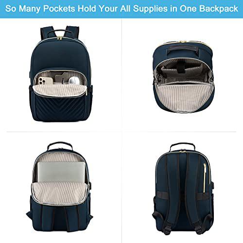 Produktbild Only-Bags.Store Rucksack, wasserdichte Laptop-Tasche Tagesrucksäcke Eleganter Schulrucksack mit USB-Ladeanschluss