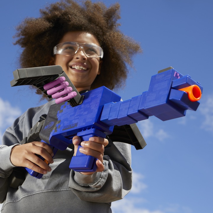 Produktbild Hasbro Minecraft Ender Dragon Blaster und 12 Nerf Elite Darts