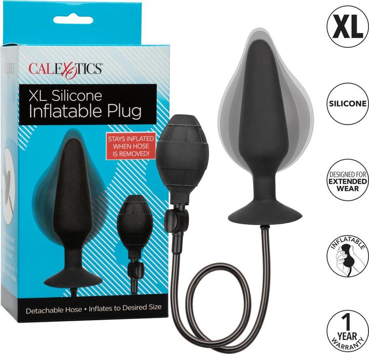 Actual product image CalExotics XL Silicone Inflatable Plug
