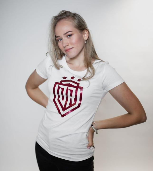 Produktbild Dinamo Women's T-SHIRT L «» WITH RED METALLIC PRINTING (L)