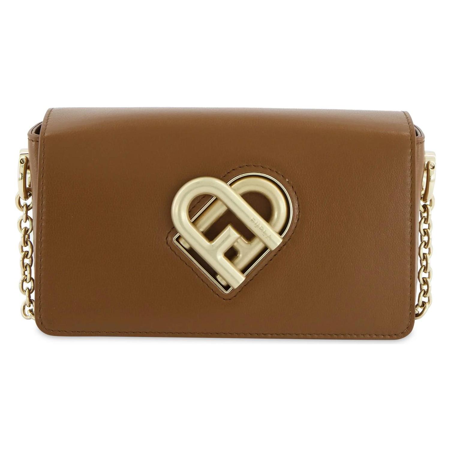 Furla, Damen, Handtasche, Umhängetasche "My Joy", Braun