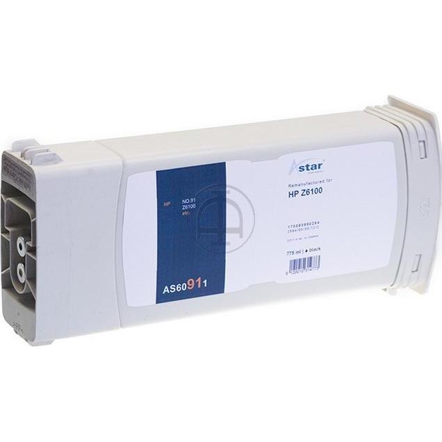 Astar, Druckerpatrone, AS60911 - Tinte auf Pigmentbasis - Schwarz - HP Z 6100 - 1 Stück(e) (BK)