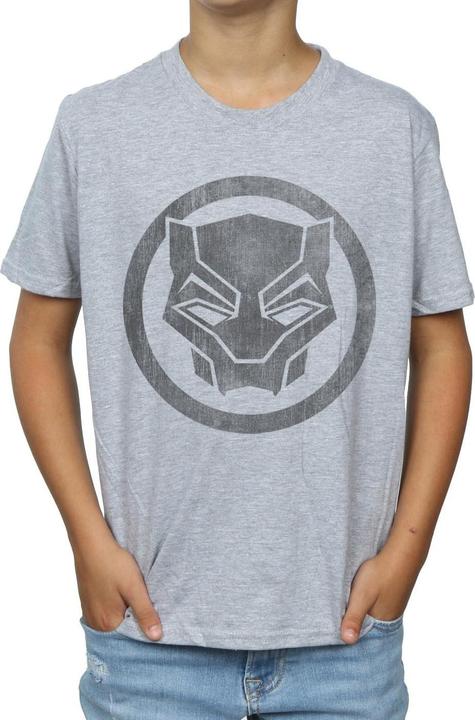 Produktbild Jungen Black Panther Distressed Icon TShirt (152, 158)