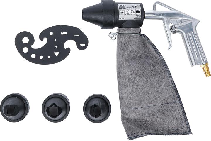Image du produit BGS Pistolet de sablage à air comprimé avec accessoires