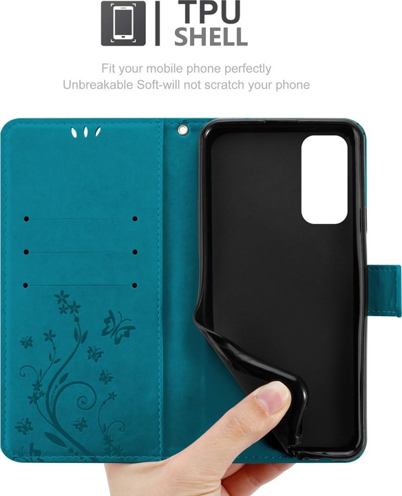 Actual product image Cadorabo Flower Book cover (OnePlus Nord 2 5G)