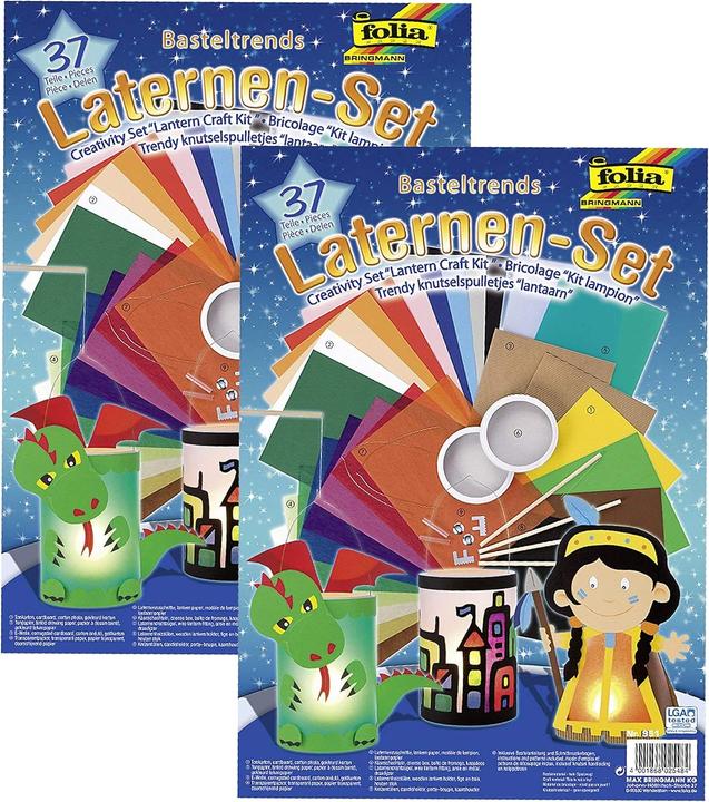 Produktbild Folia 2er-Set Laternen basteln