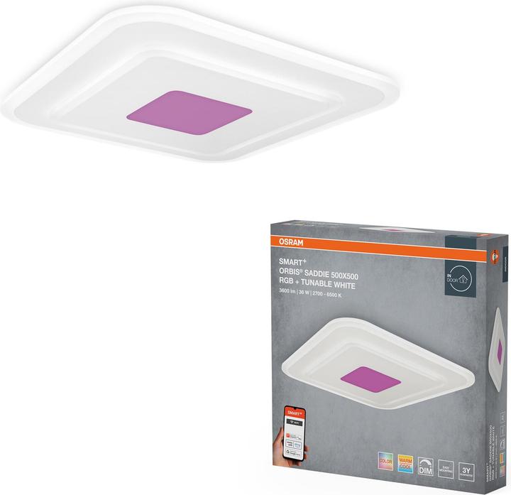 Produktbild Osram SMART+ Wifi Orbis Saddie 500x500mm RGB + TW (2850 lm)