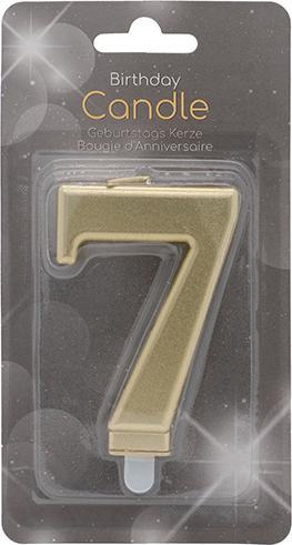 Immagine prodotto Amscan Zahlenkerze 7 gold (1 x)