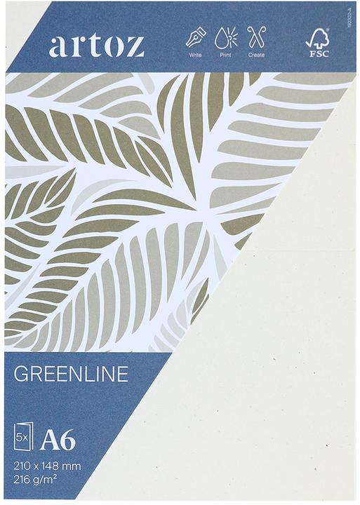 Produktbild Artoz Green Line Pkg 5 Karten A6 tort. (A6, 216 g/m²)