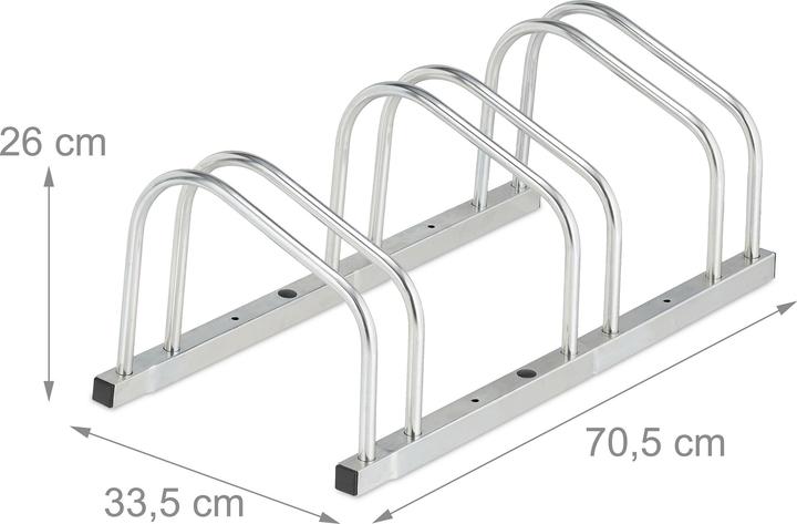 Actual product image Relaxdays Bicycle stand