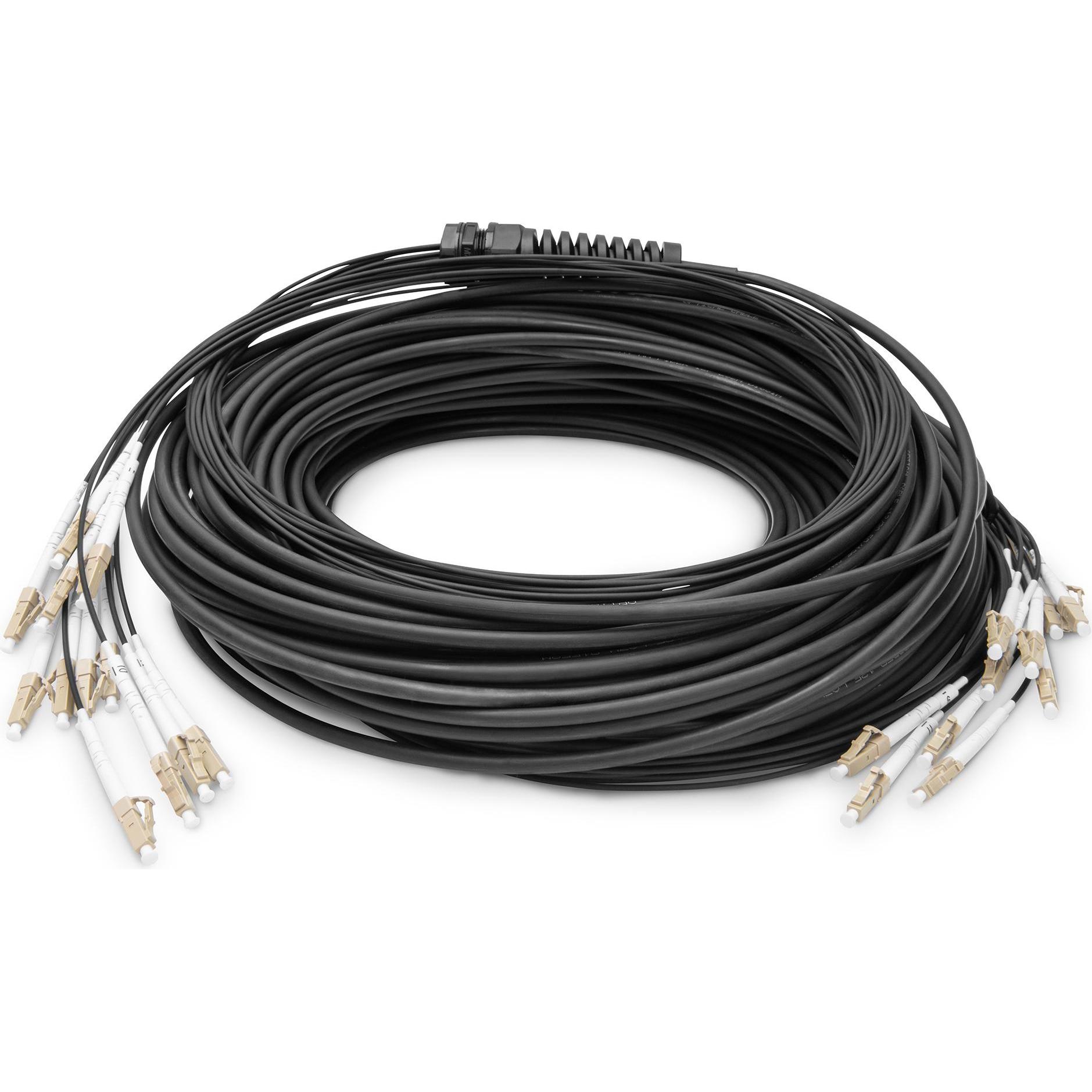 Thumbnail - Digitus Vorkonfektionierte Glasfaser Universal Breakout Kabel, Multimode OM4, 12 Fasern, LC/UPC - LC/UPC (LSOH, 150 m), ...