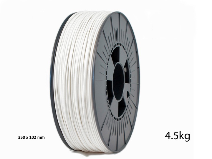 3d-printerstore.ch PLA Filament Best Value 1.75mm Signalweiss 4.5kg (PLA, 1.75 mm, 4500 g, Weiss)