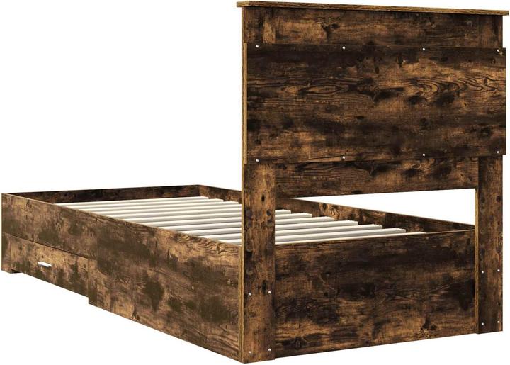 Actual product image vidaXL Aufbewahrungsbettgestell (75 x 190 cm)