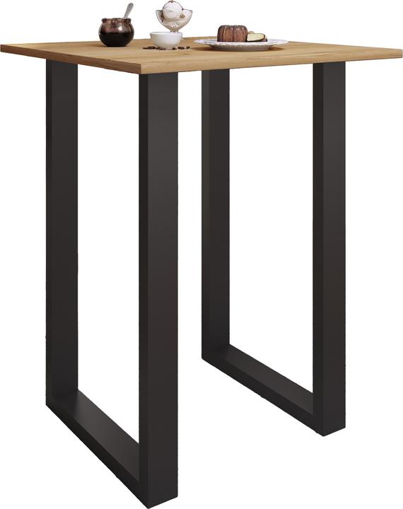 Immagine prodotto VCM Holz Bartisch Stehtisch Xona 80x80 (80 x 80 x 102 cm)
