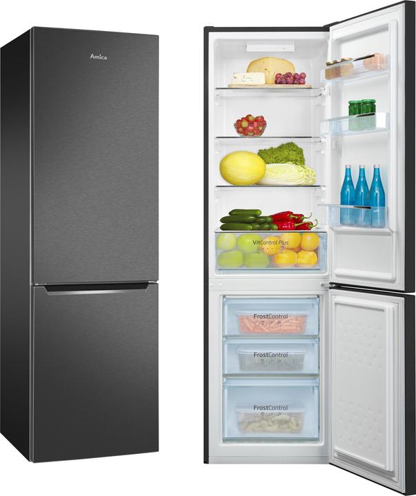 Image du produit Amica Combiné réfrigérateur-congélateur KGCL 387 150 S l x h x p 54 x 178 x 55 cm partie (262 l)