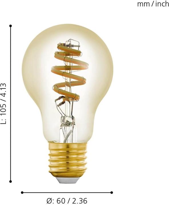 Energy Label EGLO Illuminant (E27, 360 lm, 40x)