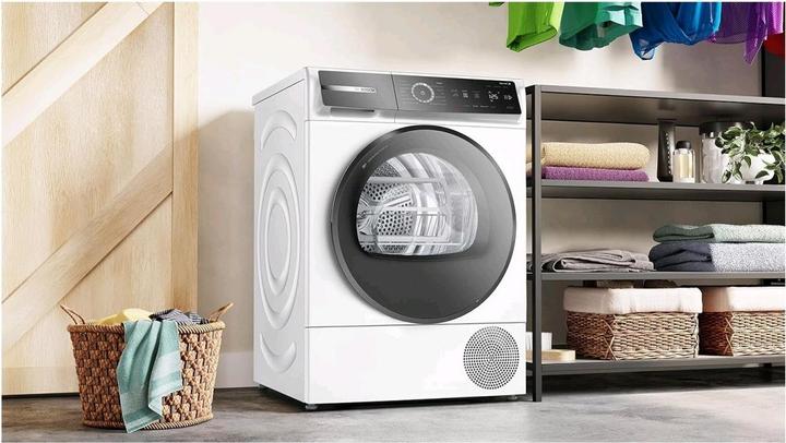 Produktbild Bosch Hausgeräte 8 Serie WQB245B0IT Freistehender Wäschetrockner Frontlader 9 kg A++ Weiss (9 kg, Rechts)