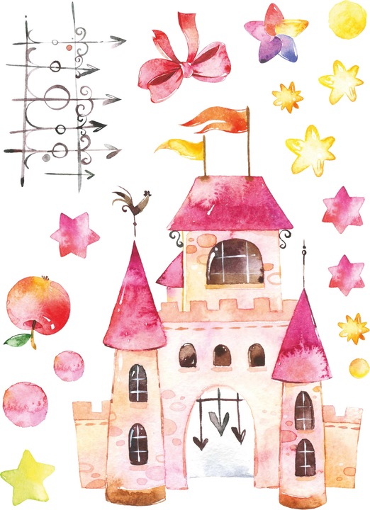 Image du produit Papierdrachen Stickers muraux - licorne (2 x 22 x 32 cm)