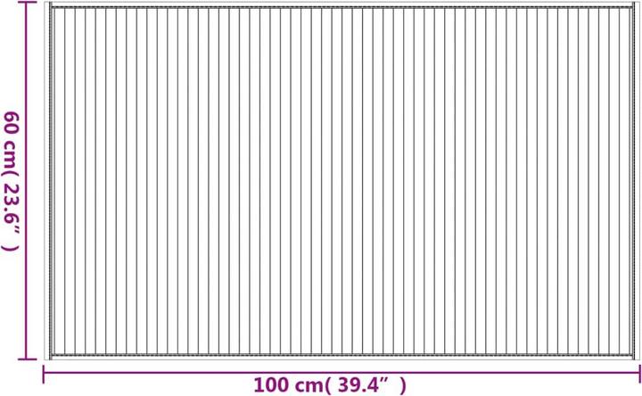 Produktbild vidaXL Teppich (60 x 100 cm)