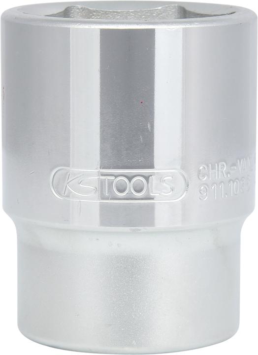 Produktbild KS Tools 1" Sechskant-Stecknuss kurz (36 mm)