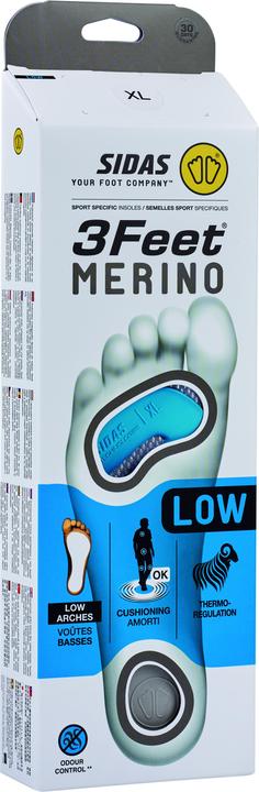 Image du produit Sidas Semelle intérieure basse en mérinos 3 pieds