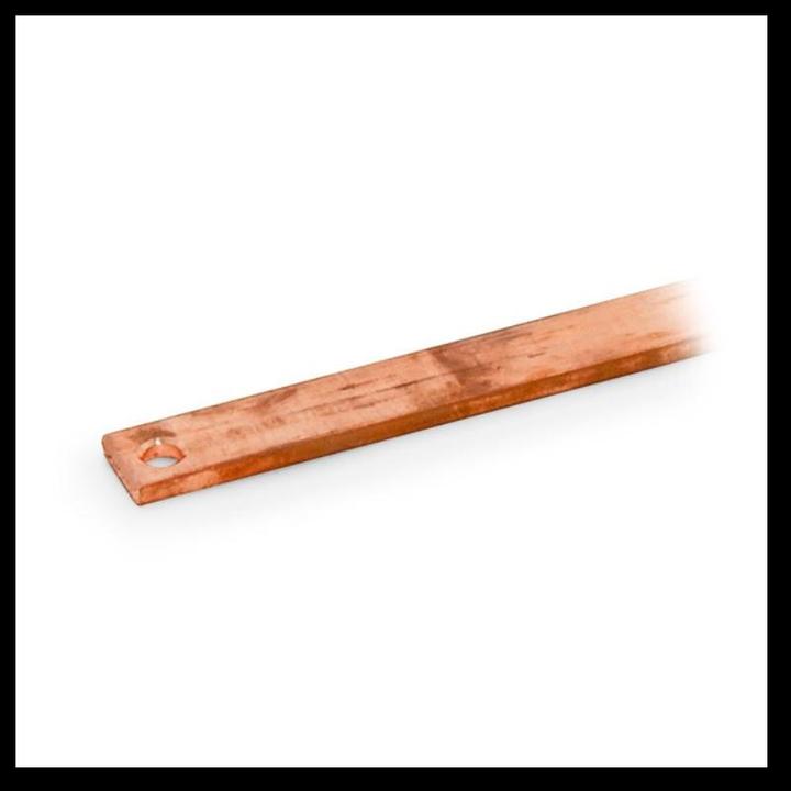 Actual product image Triton RAX-ZL-X04-X1 - Vertical earthing rail, solid copper, 4 HU