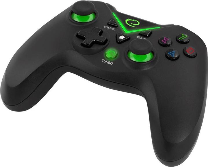 Produktbild Esperanza EGG112K Gamecontroller Gamepad PS3 XBOX ONE PC USB 2.0 Schwarz (PC, Xbox One S, PS3)