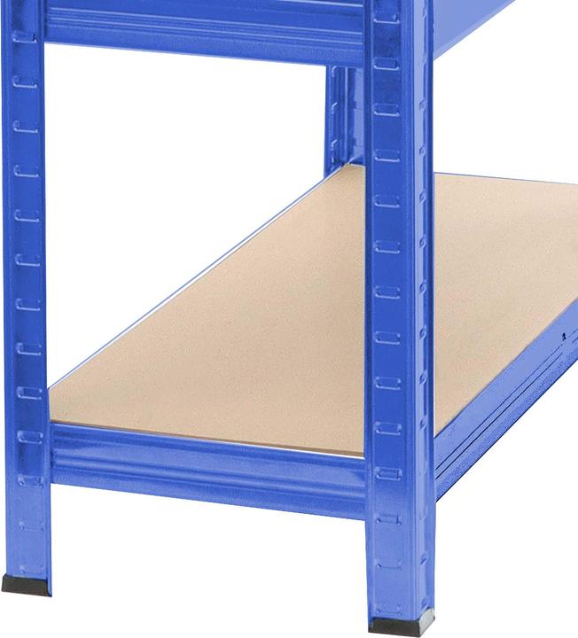 Produktbild Wiltec Schwerlastregal 100x50x204cm 200kg Steckregal blau Werkstattregal Keller