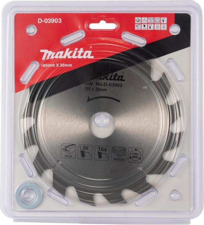 Produktbild Makita Saegeblatt 185x30/16Z