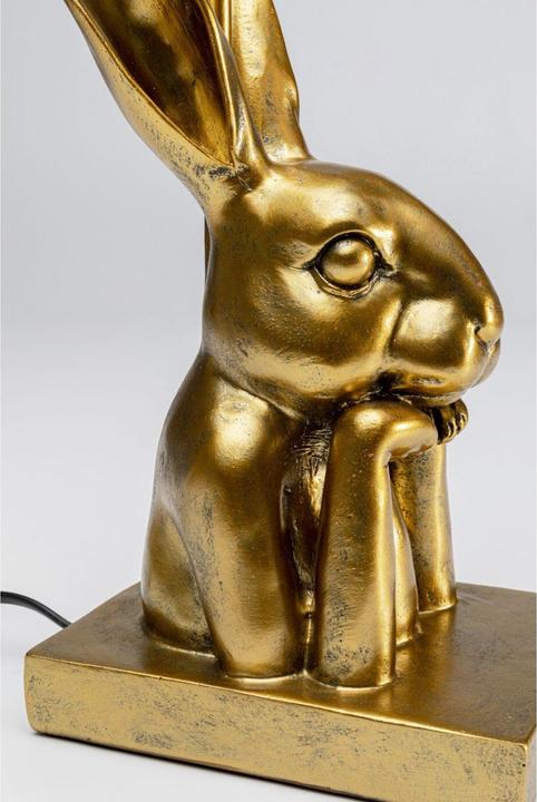 Actual product image Kare Design Table lamp Animal Bunny Gold 57cm