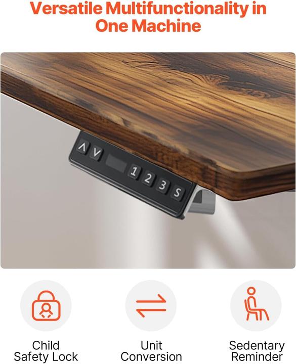 Actual product image Vevor Standing Desk Frame