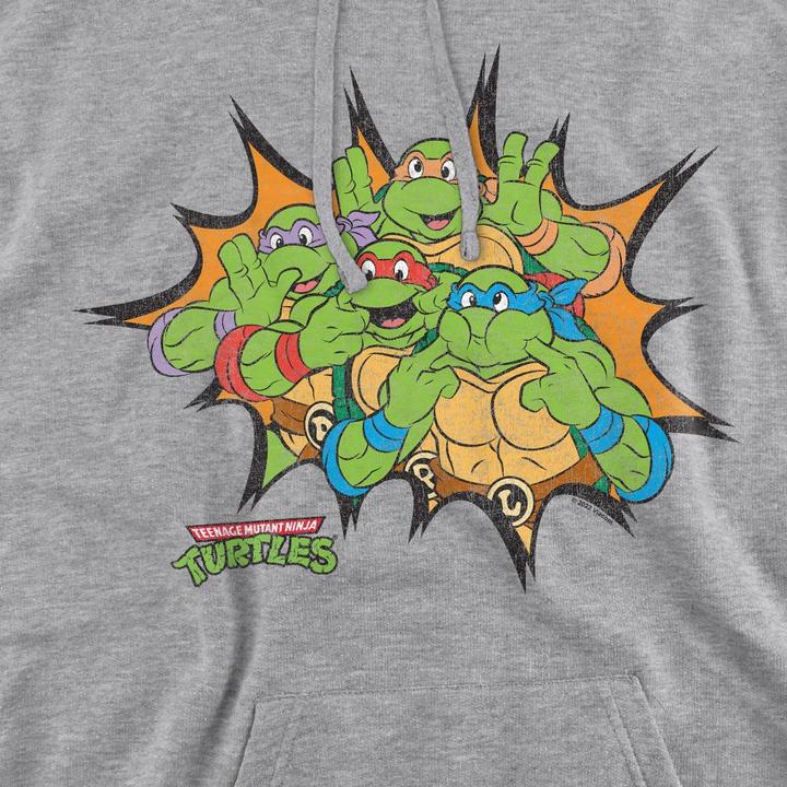 Produktbild Teenage Mutant NT Funny Face Kapuzenpullover (M)