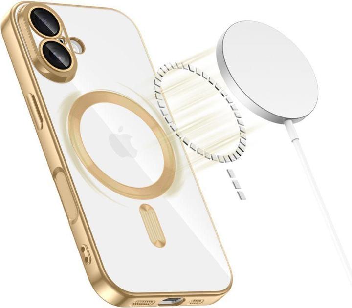 Image du produit 4Kom Tech-Protect MagFlex MagSafe Case für iPhone 17 - Transparent Gold (Apple iPhone 17)