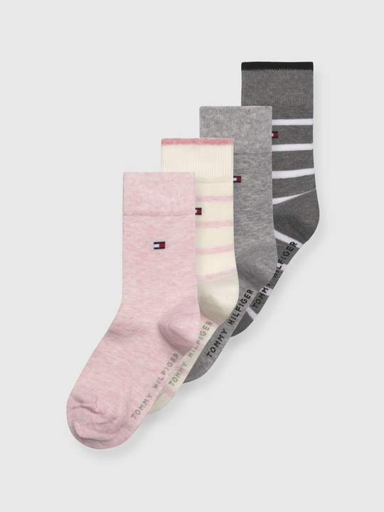 Actual product image Tommy Hilfiger Th Kids Sock 4p Breton Stripe (pack of 4, 31, 34)