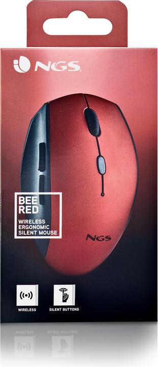 Productafbeelding NGS Souris Sans Fil Bee (Rouge) (Draadloze)