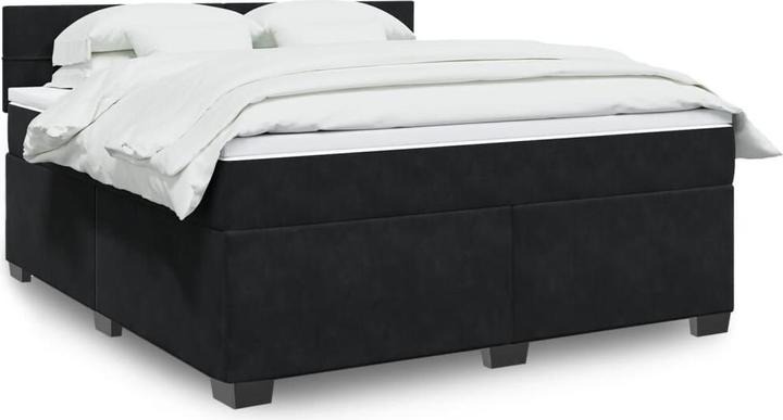 Produktbild vidaXL Bo x springbett mit Matratze 180 x 200 cm Samt (180 x 200 cm)