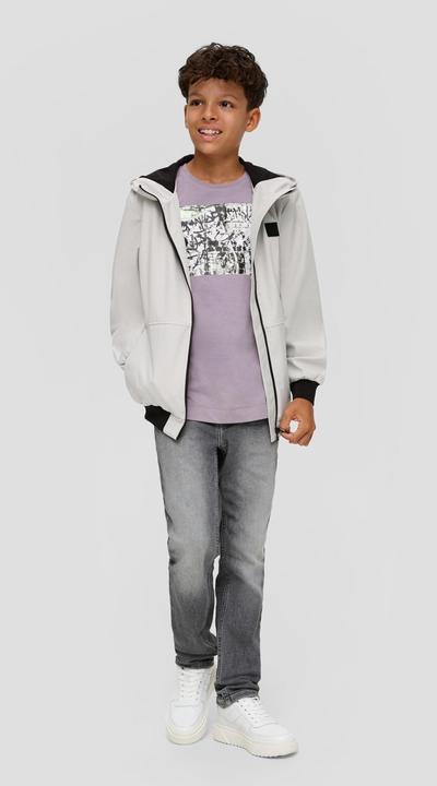 Produktbild s.Oliver Outdoor-Jacke Softshell-Jacke mit Kapuze (M)