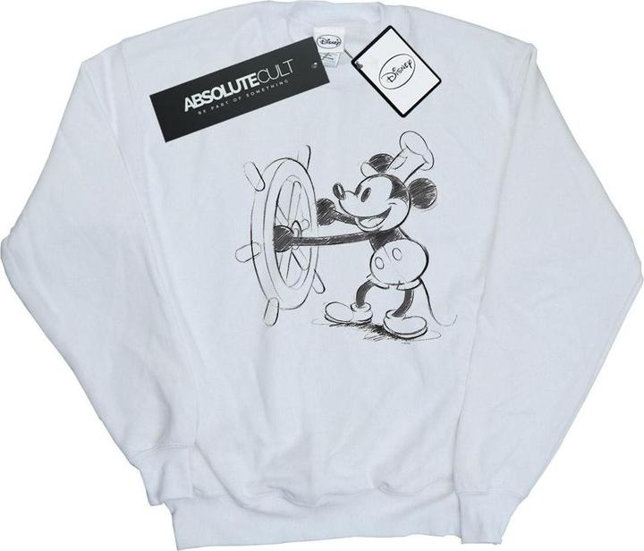 Immagine prodotto Disney Mickey Mouse Steamboat Sketch Felpa Donna (M)