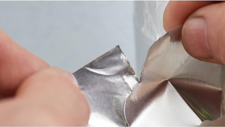 Actual product image tesa Aluminium tape, self-adhesive, for repairs to metallic surfaces (50 mm)
