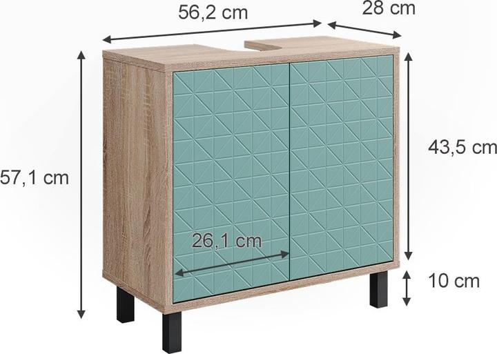 Produktbild Vicco Agasta (56 x 28 x 57 cm)