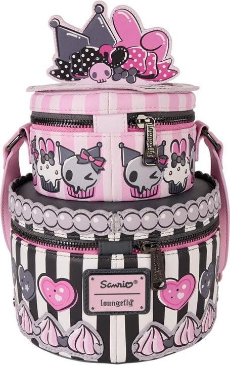 Actual product image Loungefly Sanrio My Melody and Kuromi shoulder bag