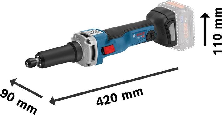 Actual product image Bosch Professional GGS 18V-23 LC (Straight grinder, 1000 W)