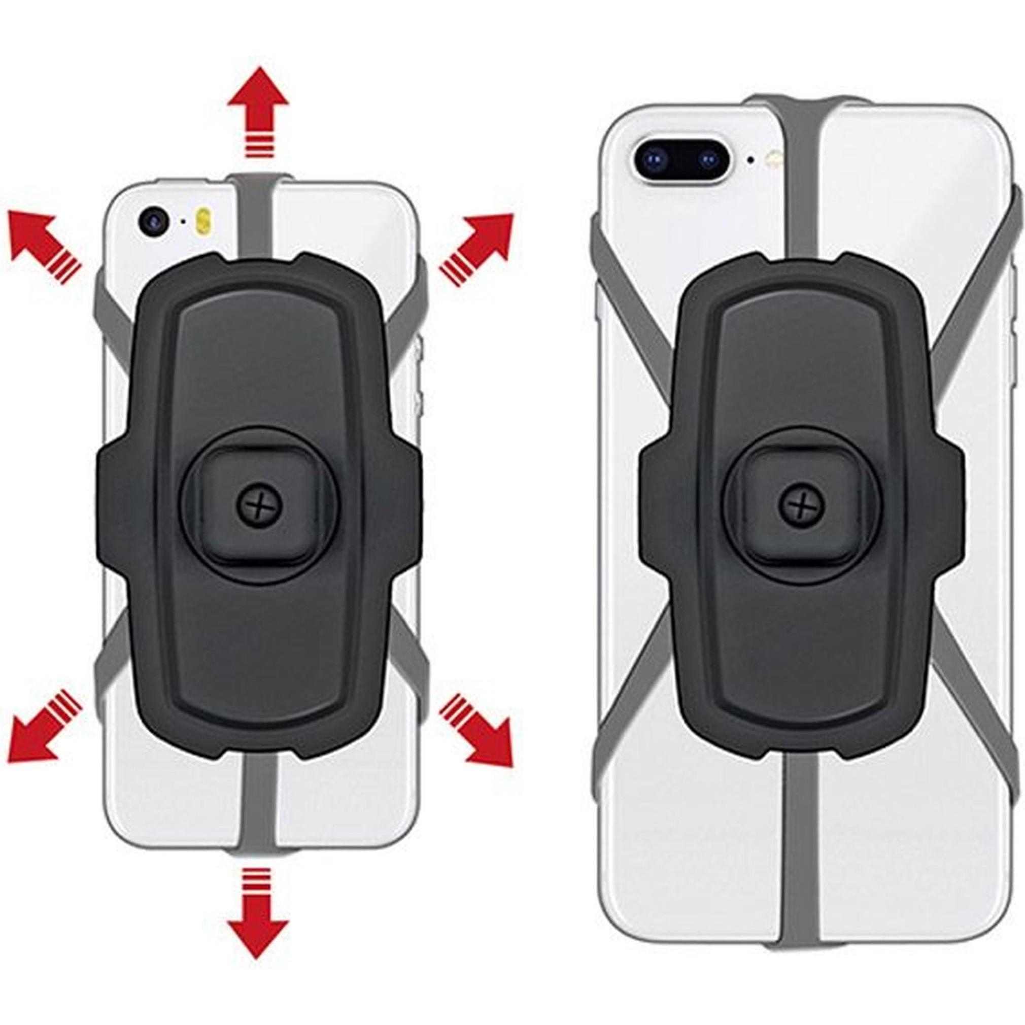 Thumbnail - KlickFix Caddy, Smartphone Halterung, Schwarz, Rot