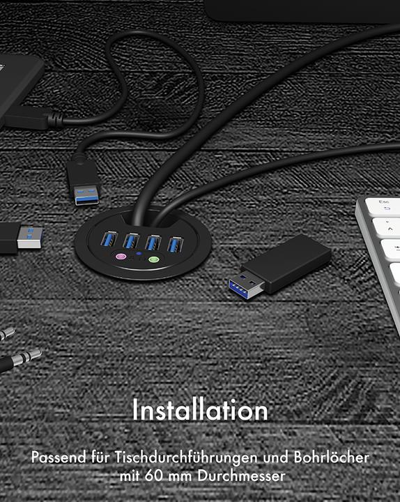 Image du produit Icy Box IB-HUB1403A (USB-A, 4 Ports)