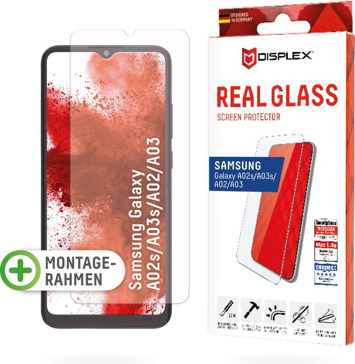 Produktbild Displex Real Glass (1 Stück, Samsung Galaxy A03s, Samsung Galaxy A02s)